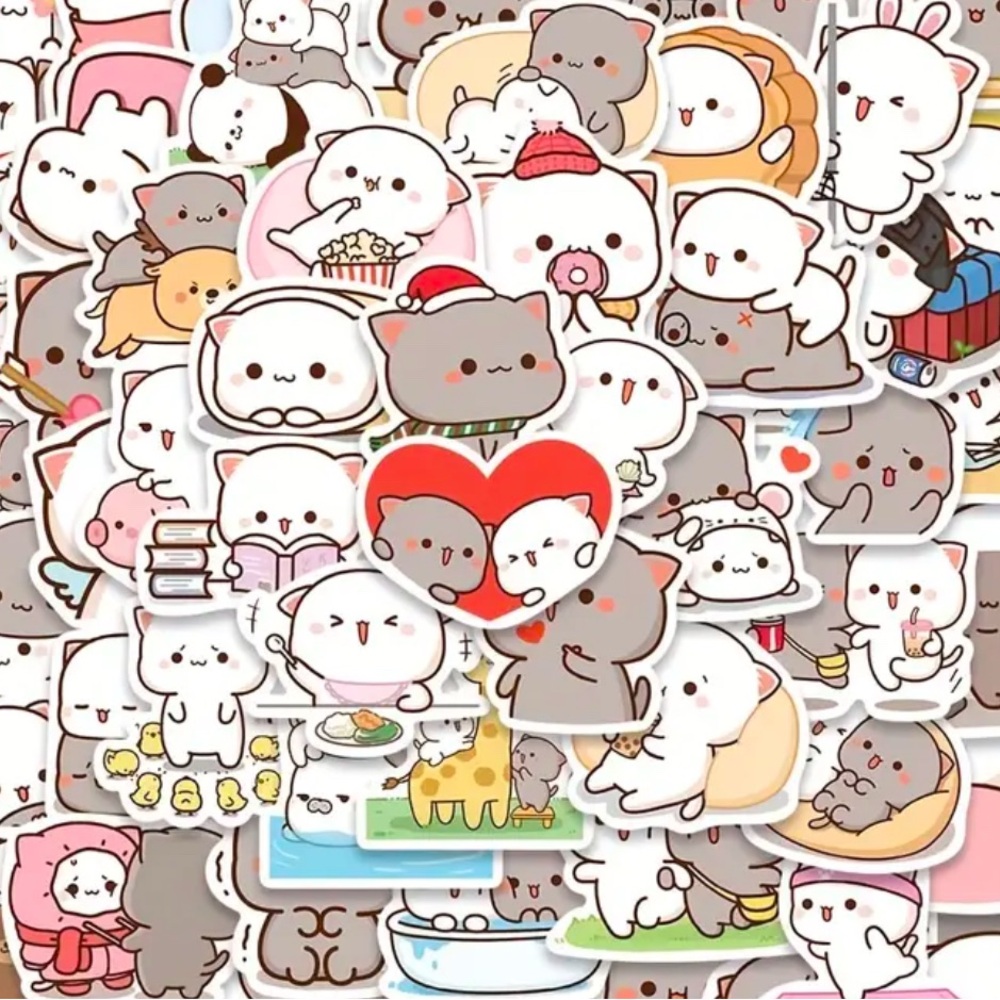 Mochi Mochi Cats Vinyl Sticker Sets